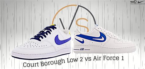 nike air force 1 low unterschied|Court Borough Low 2 vs Air Force 1 (Complete Guide) .